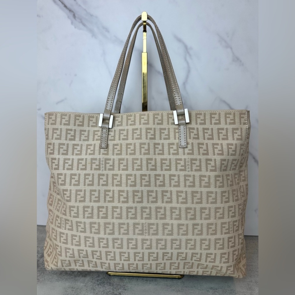 Fendi Zucchino Canvas Tote